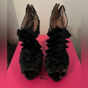 Betsey Johnson Leopard Heels